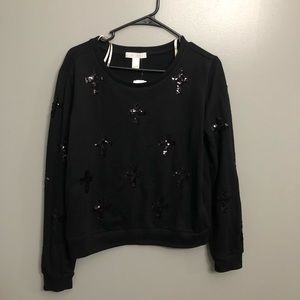 Forever 21 sequence cross sweatshirt